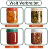 Overnight Oats Gläser, 4 Stück 500ml Einkochgläser, Produktbild-Vorschau 5