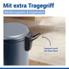 WENKO Müll Eimer 3L Abfall Tret Eimer Kosmetik Eimer Leman Produktbild-Vorschau 6