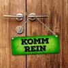 Bitte nicht stören - Komm rein Wendeschild in Grün und Rot Produktbild-Vorschau 3