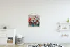 MuchoWow® Textilposter Malerei - Ölgemälde - Blumen 40x40 Produktbild-Vorschau 2