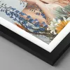 Gerahmtes Poster - Schwarzer Rahmen - Surreal Frau Blumen - Produktbild-Vorschau 2