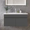 80cm Keramik Waschtisch mit Unterschrank Badmöbel Set mit Produktbild-Vorschau 1