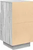 vidaXL Nachttisch mit 2 Schubladen Grau Sonoma 36x36x68 cm Produktbild-Vorschau 7