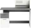 Bureau Droit PLATON, 121,5 x 109,7 x 55,1 cm, Blanc et Voir les images du produit 3