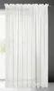 A white sheer curtain hanging. Produktbild-Vorschau