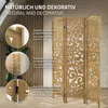 ML-Design Paravent Raumteiler 3-teilig Yokohama, Natur, Produktbild-Vorschau 4