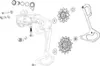 SRAM Riemenscheiben - PULLEYS X0 T-TYPE EAGLE AXS - Schwarz Produktbild-Vorschau 2