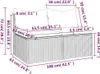 vidaXL Sofa ogrodowa z poduszkami 2 szt. czarny polirattan Podgląd zdjęcia produktu 8