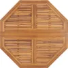 vidaXL Garten-Esstisch Klappbar 110x110x75 cm Massivholz Produktbild-Vorschau 3