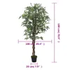 vidaXL Ahornbaum Künstlich 672 Blätter 180 cm Grün Produktbild-Vorschau 4