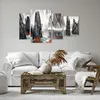 Bild auf Leinwand - Leinwandbild - Berge Märchen Nebel - Produktbild-Vorschau 6
