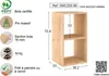 Etagère 2 cases bois 70.8cm - Astigarraga - DINAMIC-2 - Voir les images du produit 10