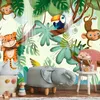 Muralo Selbstklebende Fototapete für Kinder wilde TIERE Produktbild-Vorschau 4