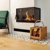 Creative Home Kaminkorb Holzkorb Kaminholzkorb 45 x 30 x 47 Produktbild-Vorschau 3