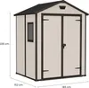 Zahradní domek Keter MANOR 6 x 5 DD béžový, s podlahou Voir les images du produit 7