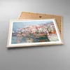 Gerahmtes Poster - Rahmen in heller Eiche - Insel Boote Produktbild-Vorschau 3