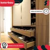 KOTARBAU® 4er Set Möbelgriff Schrankgriffe 800 mm Gold Matt Produktbild-Vorschau 2