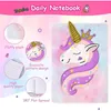 Cahier en peluche avec motif licorne et accessoires Voir les images du produit 4