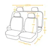 Autositzbezüge, Autositzbezug, Auto Sitzbezüge Set, 9er-Set Produktbild-Vorschau 11