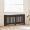 vidaXL Panele grzejnikowe czarne 172 x 19 x 81 cm MDF Podgląd zdjęcia produktu 2