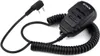 A black coiled cable with a microphone and a 2-pin connector. Produktbild-Vorschau