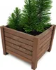 Pflanzkübel Quadratisch 38 x 38 x 30 cm (B x T x H) - Holz Produktbild-Vorschau 3