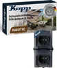Kopp Nautic anthrazit Feuchtraum IP44 Aufputz Schalter Produktbild-Vorschau 2