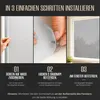 Meisterhome® Fenster Sonnenschutz mit Saugnäpfen - Hellgrau Produktbild-Vorschau 4