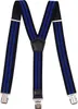 Y Hosenträger Streifen 4 cm Blau Schwarz Produktbild-Vorschau 1