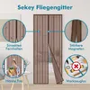 Sekey Moustiquaire porte 110 x 220 cm Porte de balcon Voir les images du produit 3