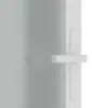 vidaXL Innentür 93x201,5 cm Weiß Mattglas und Aluminium Produktbild-Vorschau 5