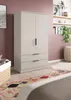 Garderobenschrank Kopenhagen | Kaschmir mit Einlegeböden Produktbild-Vorschau 6
