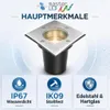 MasterLED 2er Set Bodeneinbaustrahler GU10 IP67 inkl. Produktbild-Vorschau 3