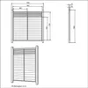 HOME DELUXE - Holzzaun SOMA - Fichtenholz, 1x großer Produktbild-Vorschau 5
