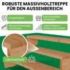 Terrassentreppe aus Lärche Treppe Stufen Wangentreppe Produktbild-Vorschau 2