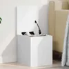 vidaXL Truhe Weiß 30x35x35 cm Holzwerkstoff Produktbild-Vorschau 1