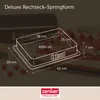 Zenker Rechteck-Springform DELUXE, eckige Premium-Backform Produktbild-Vorschau 4