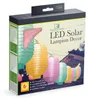 1x Solar-LED-Laterne - Kaltweißes LED-Licht - Ø 21 cm - Produktbild-Vorschau 3