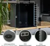 Serverschrank 19 Zoll unmontiert HMF 65700 12 HE Schwarz Produktbild-Vorschau