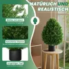XINZI - Lot de 2 petits cyprès artificiels de 60 cm - Voir les images du produit 3