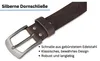 Ledergürtel aus echtem Büffelleder,  GERMANY, Gürtel für Produktbild-Vorschau 3