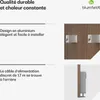 Blumfeldt radiateur infrarouge mural 350 W – IP44, WiFi & Voir les images du produit 6