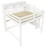 Lit mezzanine 140 x 200 cm avec éclairage LED et escalier Voir les images du produit 15
