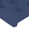 LED Kopfteil Blau 160x7x78/88 cm Stoff Produktbild-Vorschau 5