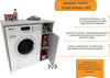 Skříňka na pračku Skříňka s přihrádkami nad stolem - vhodná Náhled obrázku produktu 4