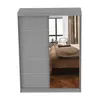 Armoire à portes coulissantes Armoire 150 cm gris/gris avec Voir les images du produit 8