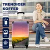 MuchoWow® Koffer Handgepäck Trolley Rollkoffer Kleine Produktbild-Vorschau 2