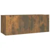vidaXL 2-tlg. TV-Schrank-Set Räuchereiche Holzwerkstoff Produktbild-Vorschau 5