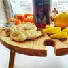 Klappbarer Weintisch für Picknick - Holz Produktbild-Vorschau 3
