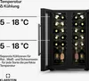Klarstein Shiraz Weinkühlschrank 2 Zonen - 24 Flaschen, Produktbild-Vorschau 4